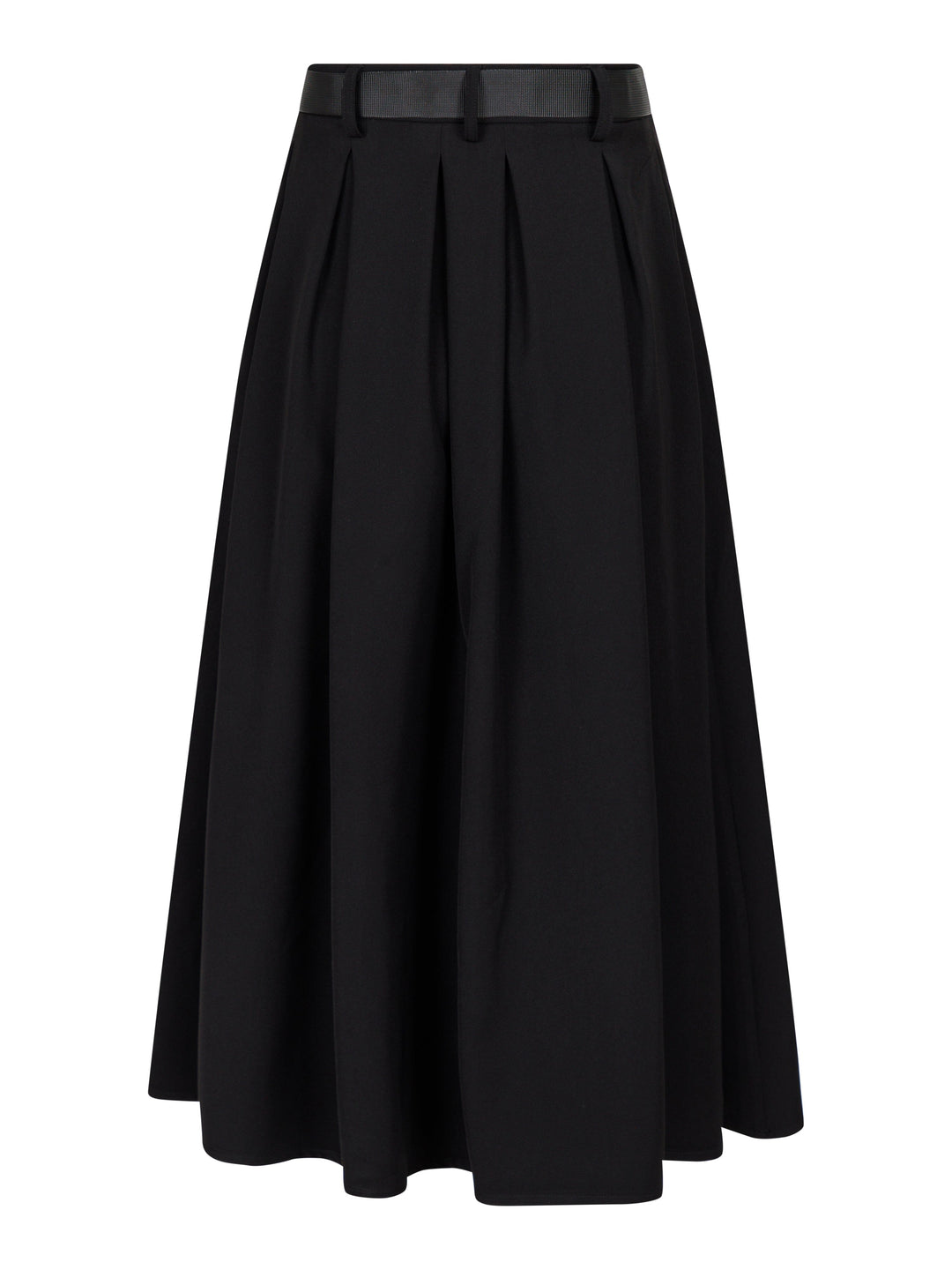 Valentin Studio - Pleated Skirt - Black Nederdele 