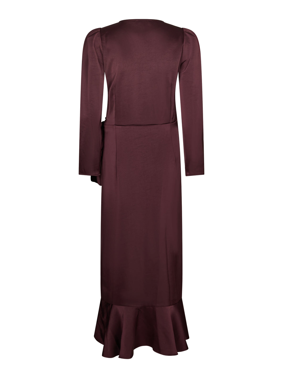 Valentin Studio - Senorita Dress Heavy Satin 167810 - 174 - Burgundy Kjoler 