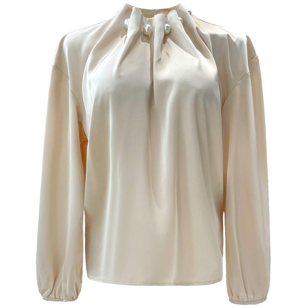Liberte - Pip-Ls-Pearl-Blouse 22313 - Champagne
