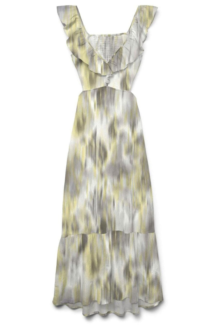 Vero Moda - Vmdicthe S/L Ankle Detail Dress - 4708426 Snow White Lacey Kjoler 