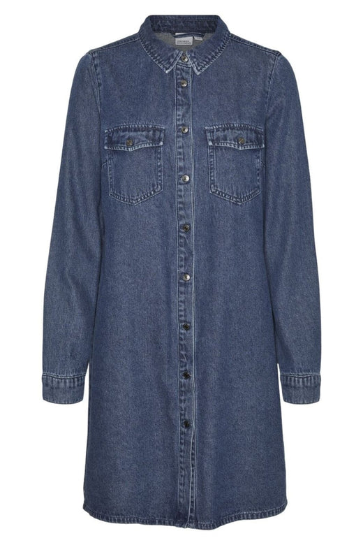 Vero Moda Jeans blouse VMJENNE LS DENM SHRT MX NOOS makkeljk Vero Moda Jeans blouse VMJENNE LS DENM SHRT MX NOOS makkeljk
