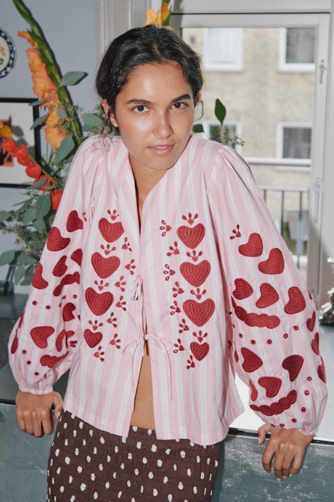 Sissel Edelbo - Elisabeth Top SE 1900 - Rose Stripes