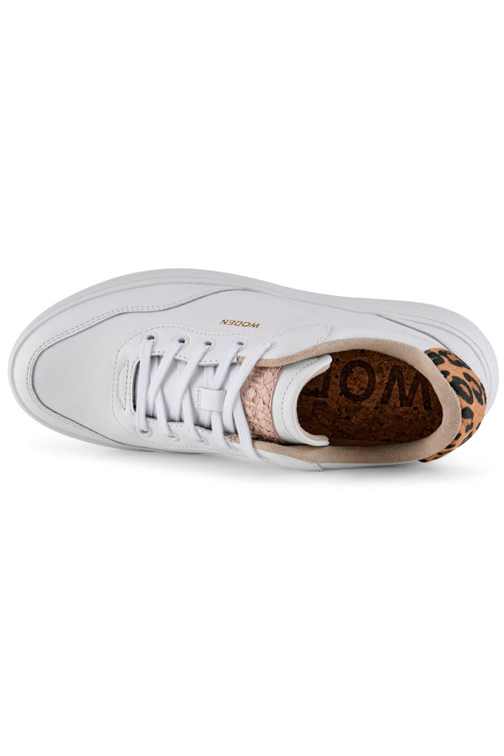 Woden - Evelyn Leather - 300 Bright White Sneakers 