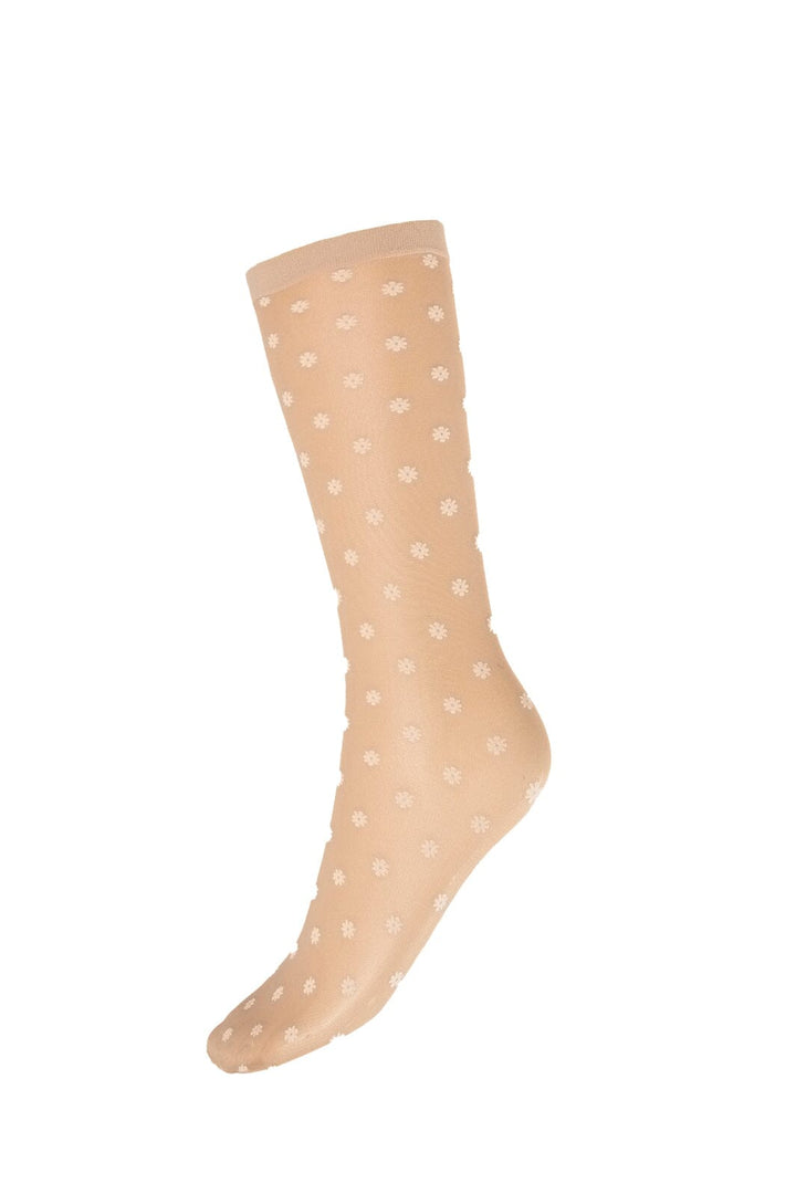 Wolford - Daisy Socks 48113 - 9383 White/white Strømper 
