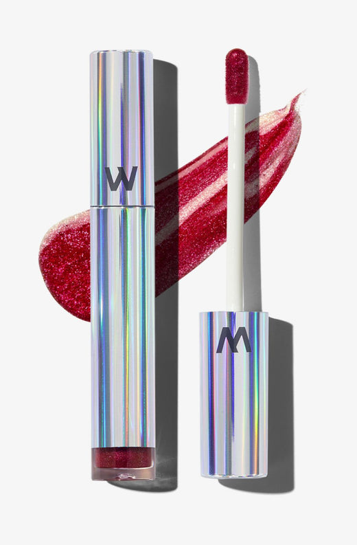 Wonderskin - Wonder Blading Top Gloss - Red Glitter WS-TP-GLR Lipgloss 