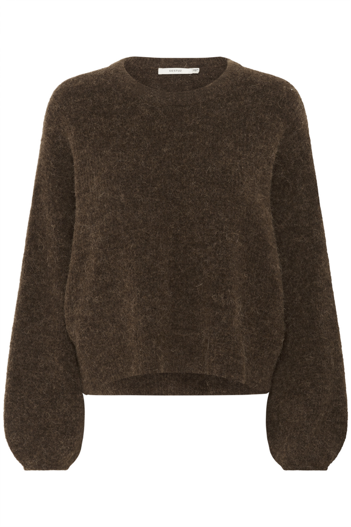 Gestuz - Gzalpha Slit Pullover 10910590 - 108310 - Buff Mélange