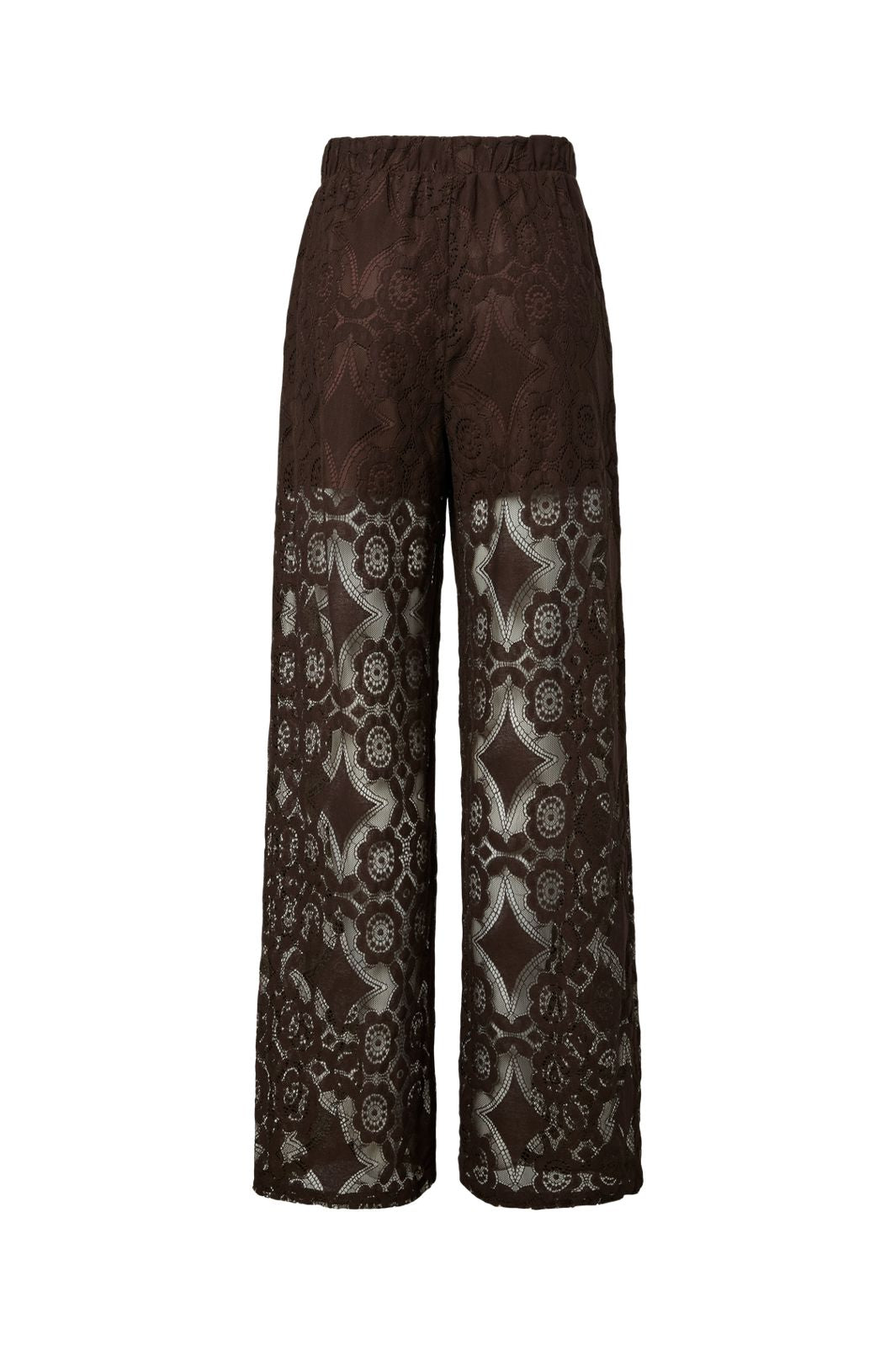 YAS - Yasalmi Scarf Lace Pant - 5086631 Coffee Bean