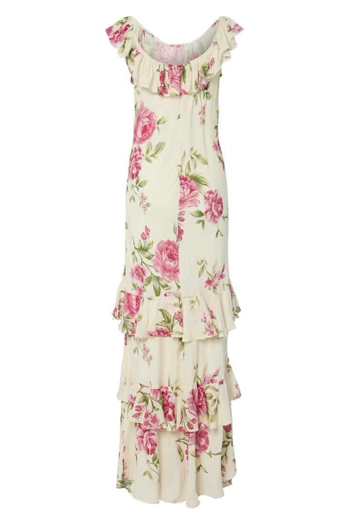 Y.A.S - Yascleo Sl Maxi Dress - 4797388 Ecru Cleo Print