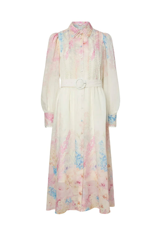 YAS - Yasflorence Ls Long Dress - 4965240 Pristine Florence Aop Kjoler 