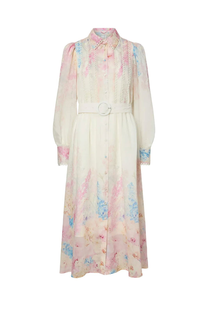 YAS - Yasflorence Ls Long Dress - 4965240 Pristine Florence Aop Kjoler 