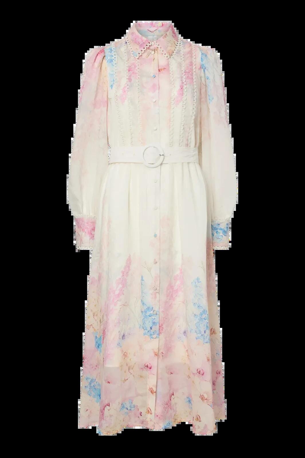 Y.A.S - Yasflorence Ls Long Dress - 4965240 Pristine Florence Aop Kjoler 