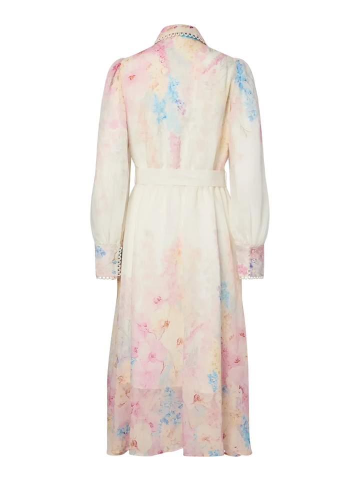 Y.A.S - Yasflorence Ls Long Dress - 4965240 Pristine Florence Aop Kjoler 