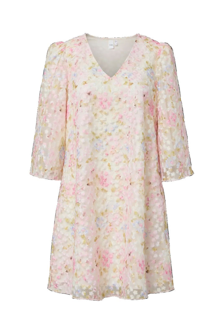 YAS - Yasleanna 3/4 Dress New - 4980251 Pristine Leanna Aop