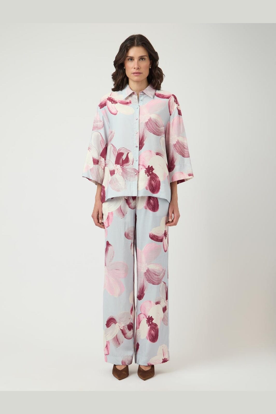 YAS - Yasmarga 3/4 Shirt - 5032455 Skyway Marga Aop