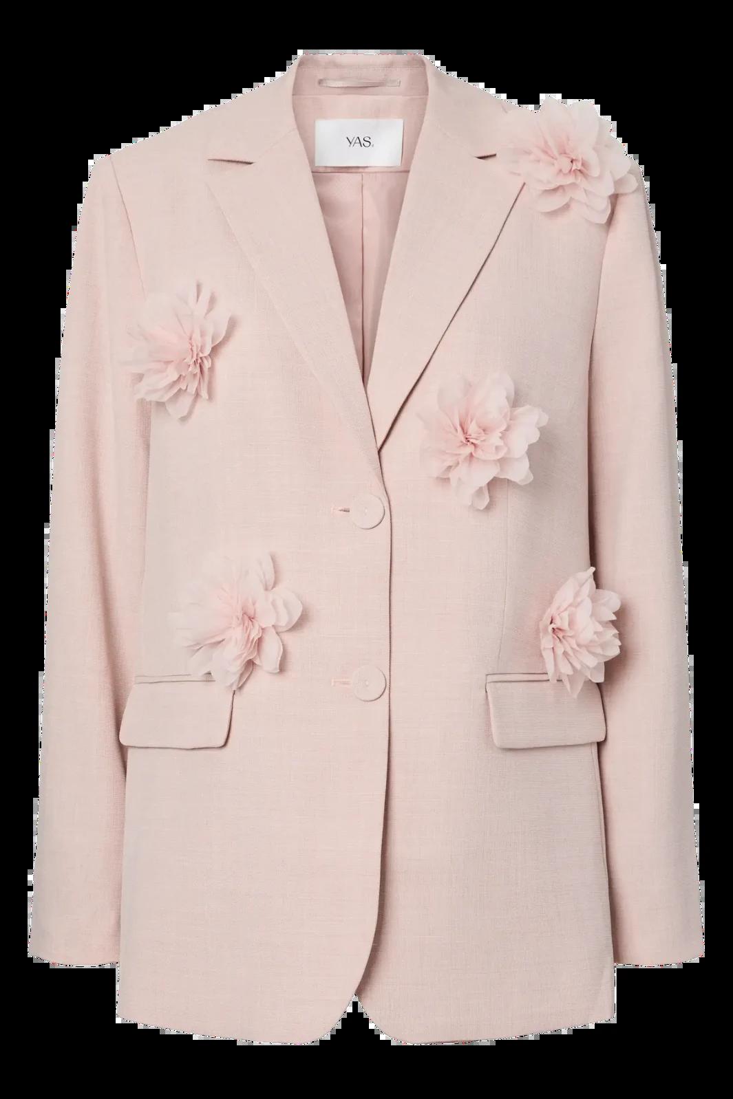 Y.A.S - Yasmimi Ls Flower Blazer - 5014905 Rose Smoke Blazere 