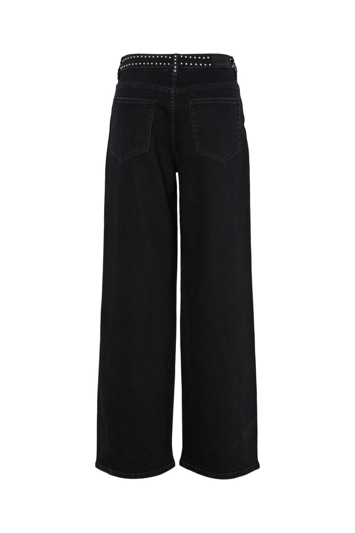 Y.A.S - Yasnoelle Studded Jeans - 4931525 Dark Grey Denim