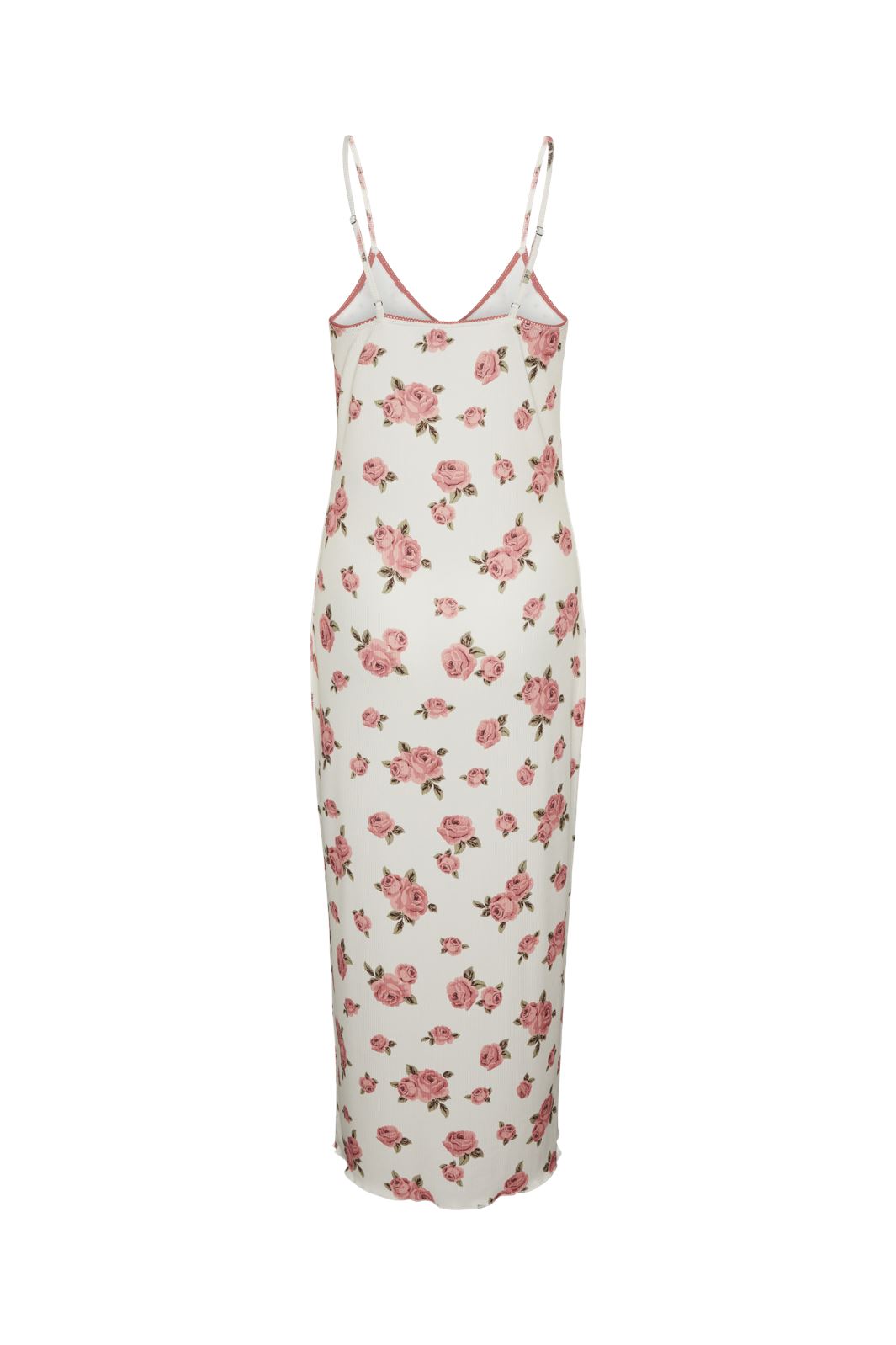 Y.A.S - Yasreece Strap Long Dress - 4613965 Birch Pink Flower Print