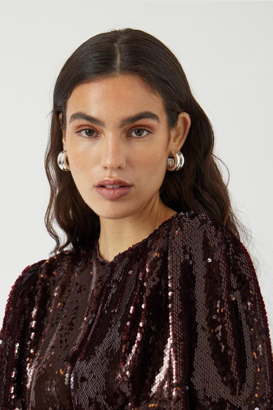 YAS - Yasroyalina 2/4 Sequin Top - 4862794 Port Royale W Sequins