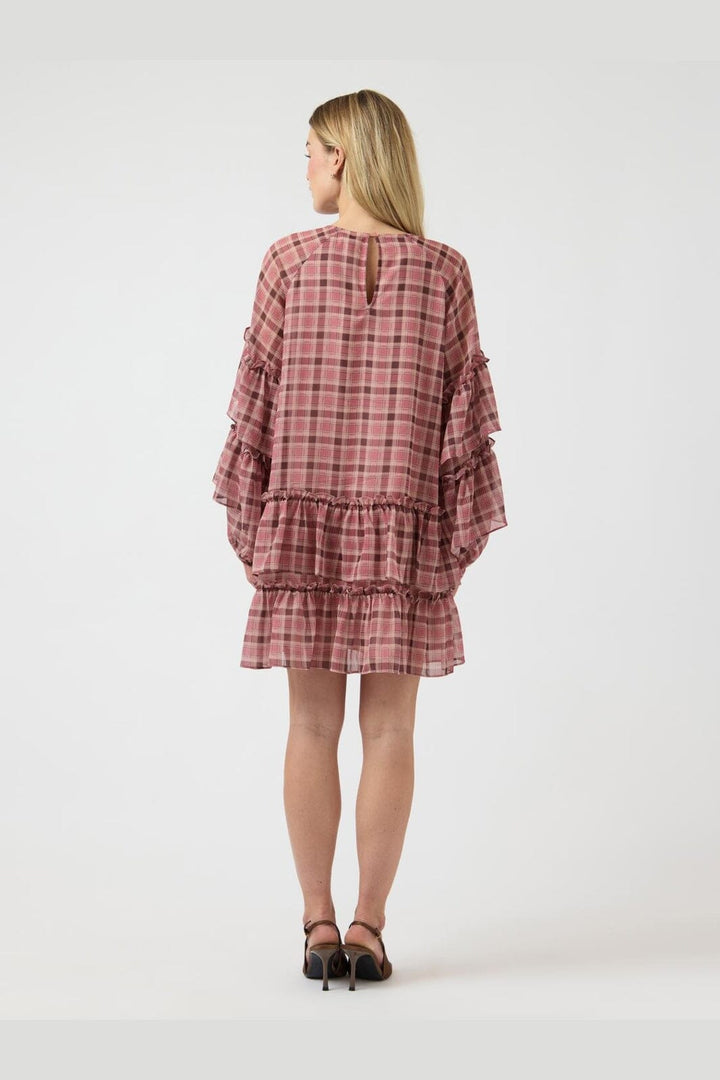 YAS - Yassarina Ls Dress - 5035877 Moonlite Mauve W Checks