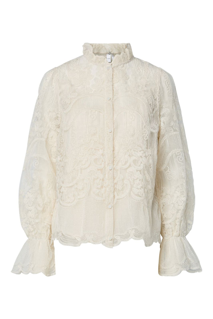 YAS - Yassaruna Ls Shirt - 4871037 Birch