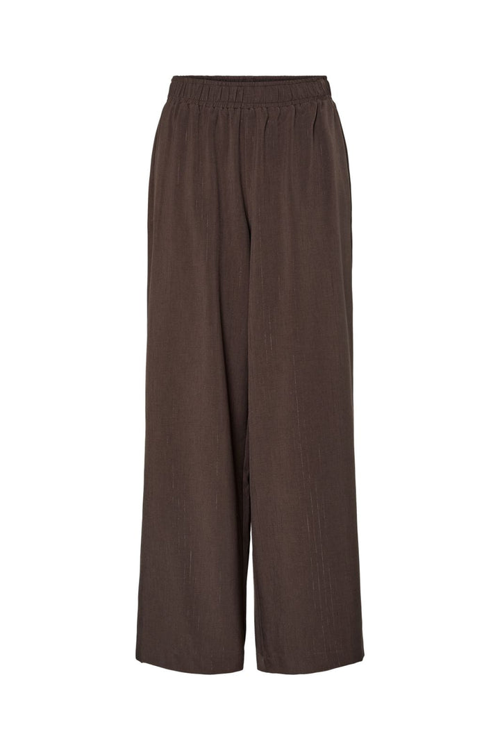 Y.A.S - Yasshimma Pant - 4877088 Chocolate Brown W. Metallic Pinstripe