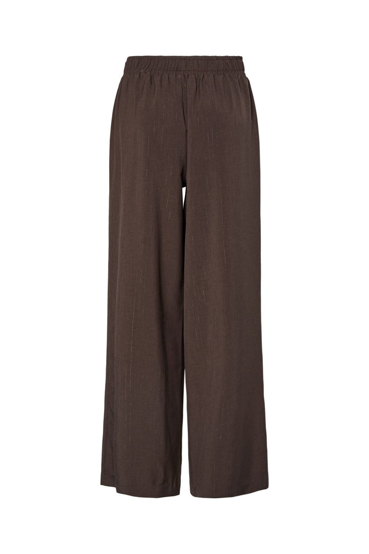 Y.A.S - Yasshimma Pant - 4877088 Chocolate Brown W. Metallic Pinstripe