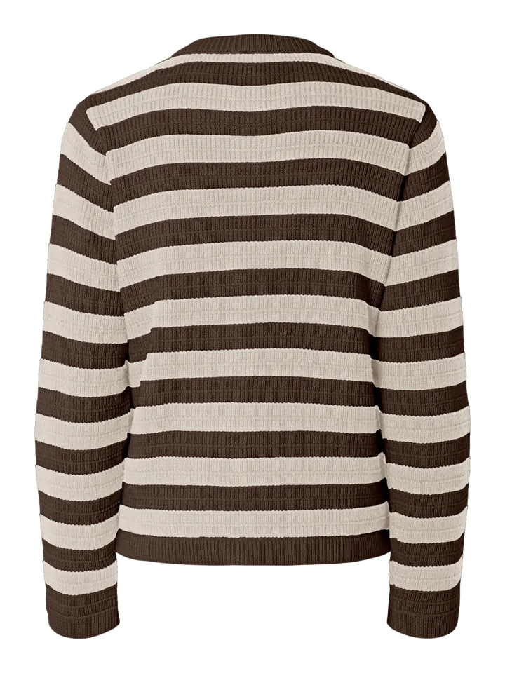 Y.A.S - Yassironi Ls Knit Cardigan - 4961531 Chocolate Brown Cardigans 