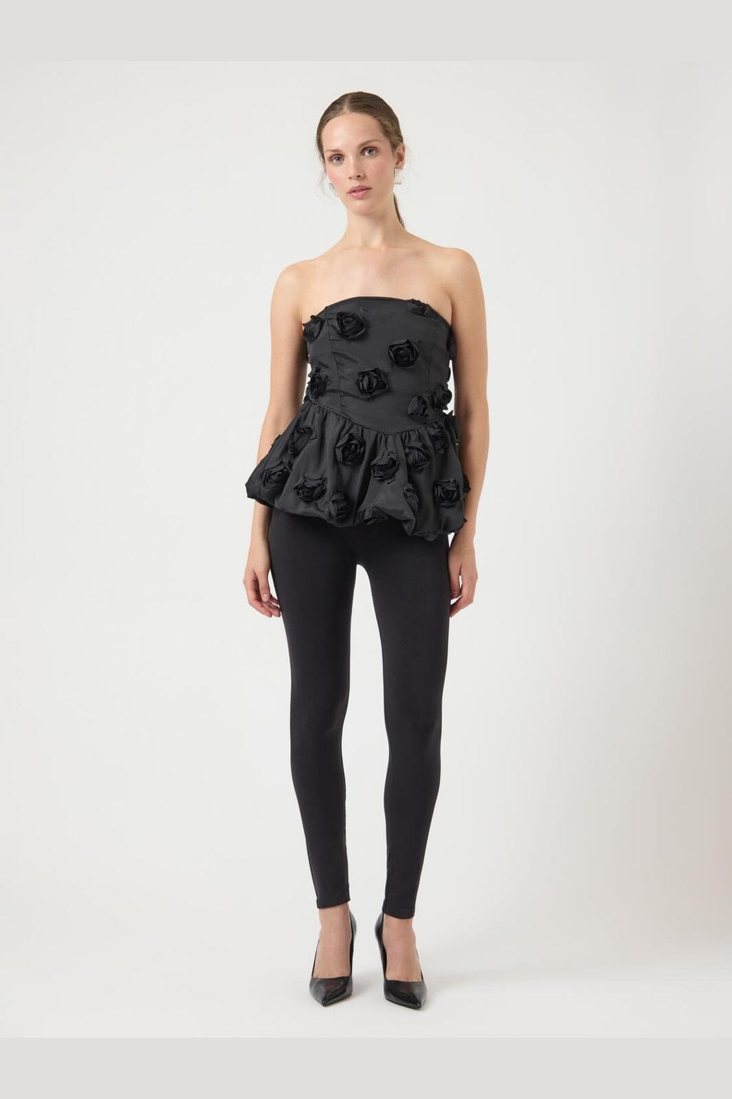 YAS - Yasstila Bustier Top - 4908328 Black