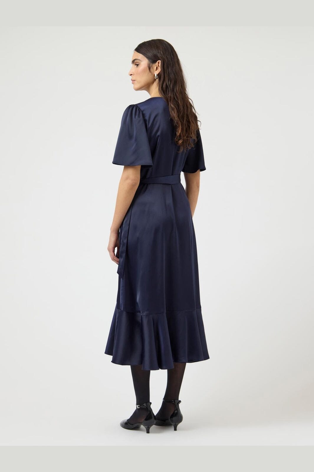 YAS - Yasthea 2/4 Midi Wrap Dress - 4200317 Evening Blue