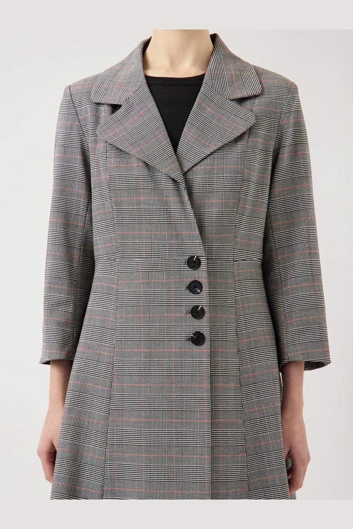 YAS - Yasthela 7/8 Wrap Dress - 5160893 Star White Checks