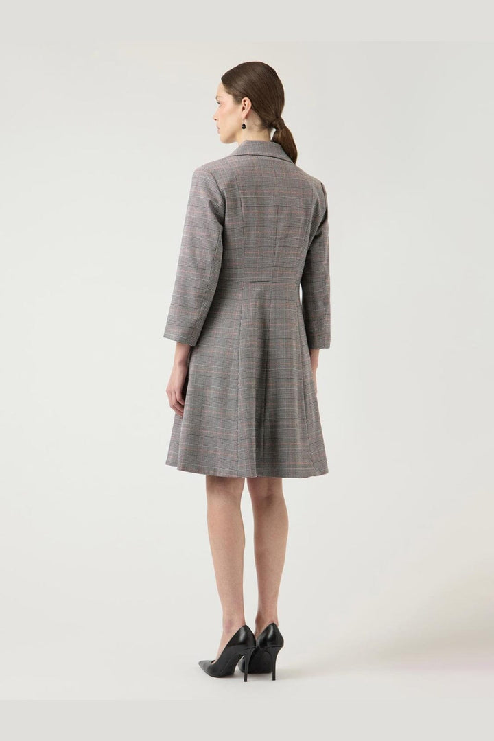 YAS - Yasthela 7/8 Wrap Dress - 5160893 Star White Checks