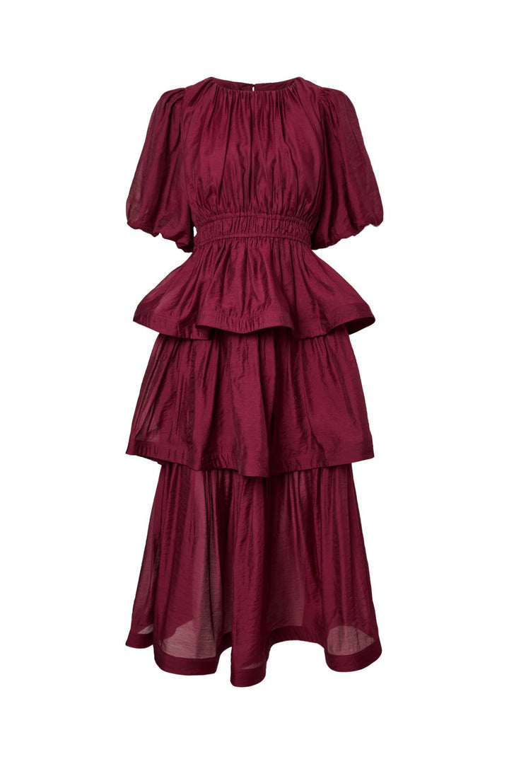 YAS - Yastilla 2/4 Long Dress - 4975872 Rhododendron