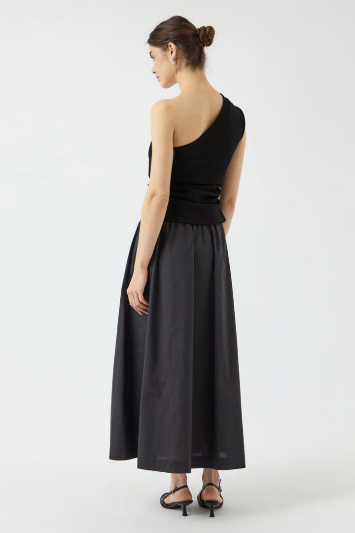 Y.A.S - Yasvenice One Shoulder Top - 4763674 Black