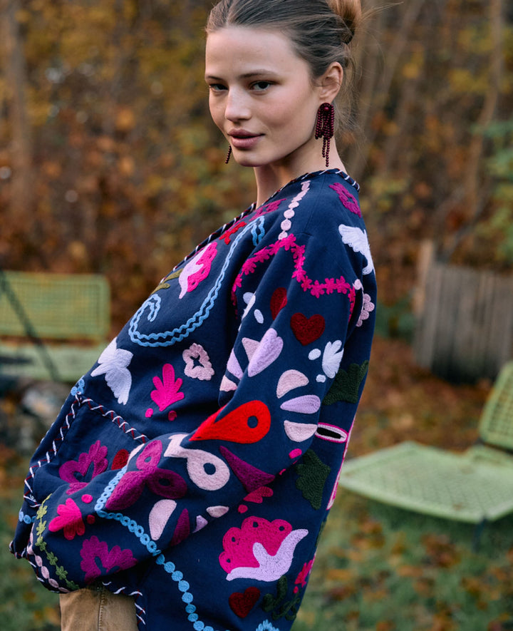 Sissel Edelbo - Maggie Jacket Se 2026 - Navy Festival