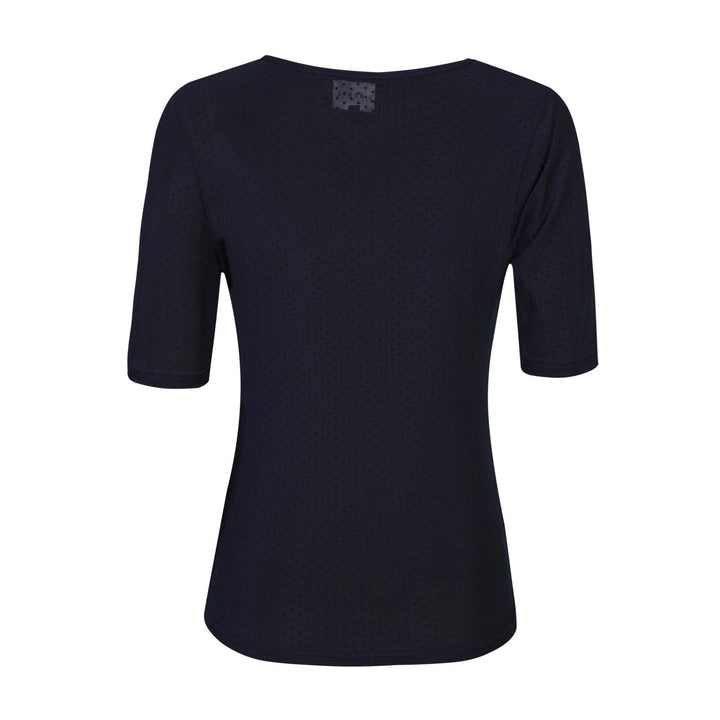 Liberte - Mesh Ss Tshirt, Dot 22011 - Navy