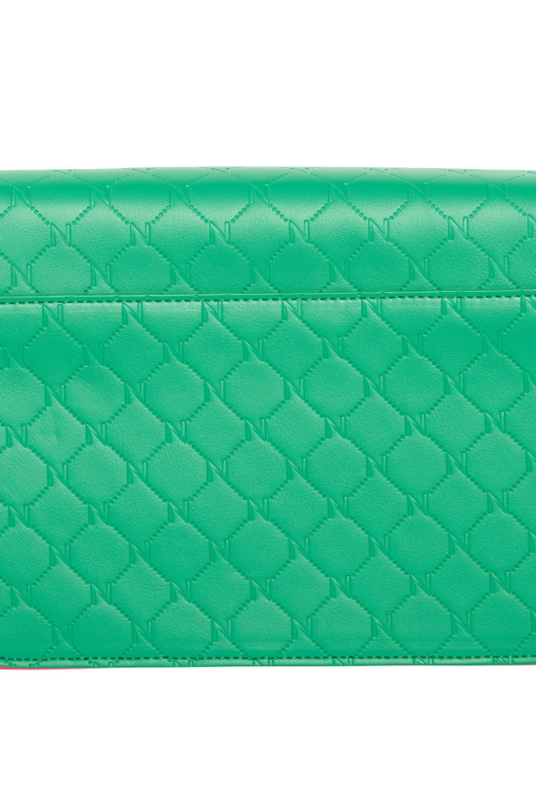 Noella - Blanca Multi Compartment Logo Bag - Green / Neon Pink Tasker 